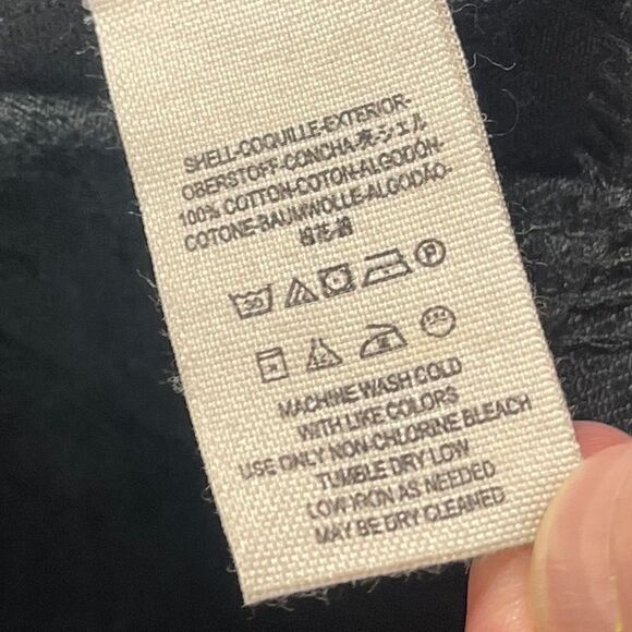 Free People Etienne Fields Black/Black Floral Embroidered Hi Waist Short… - Picture 12 of 12